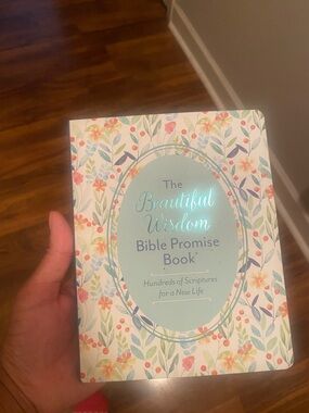 The Beautiful Wisdom Bible Promise Book - Floral Mint Cover